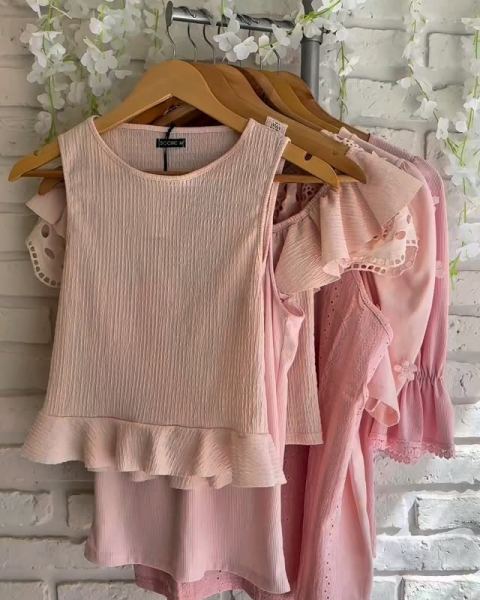 Blusas en tonos pastel