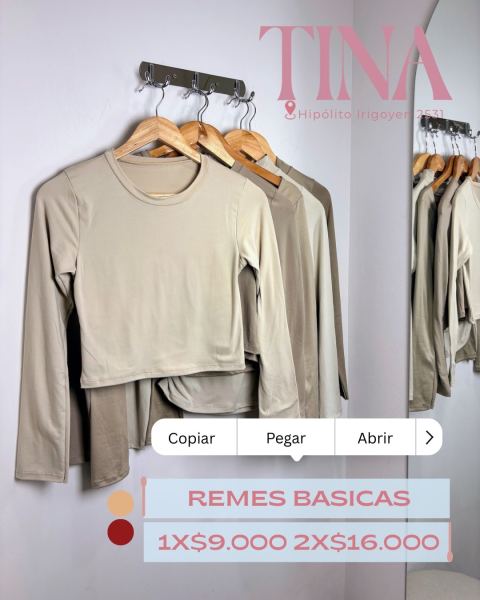 Remeras básicas
