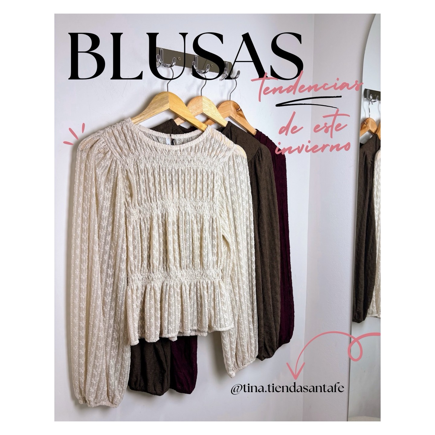 Blusas de encaje
