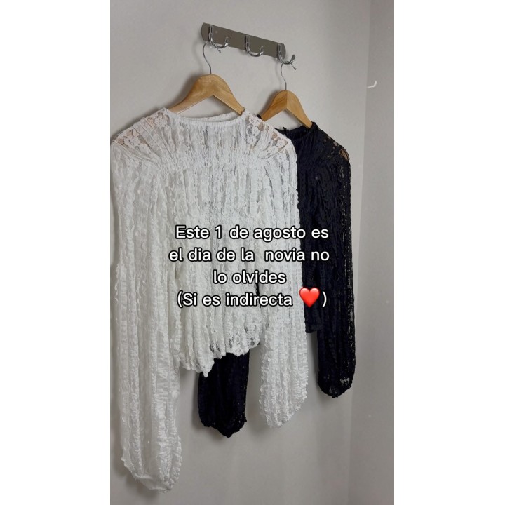 Blusas de encaje