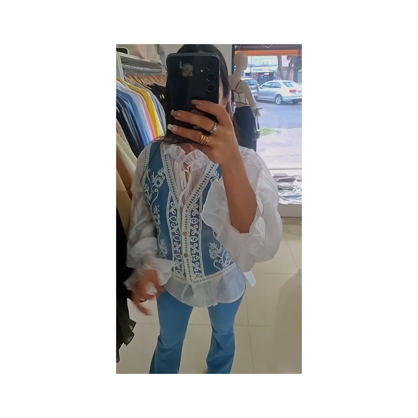 Blusas de gasa
