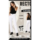 Jean y pantalón blanco recto