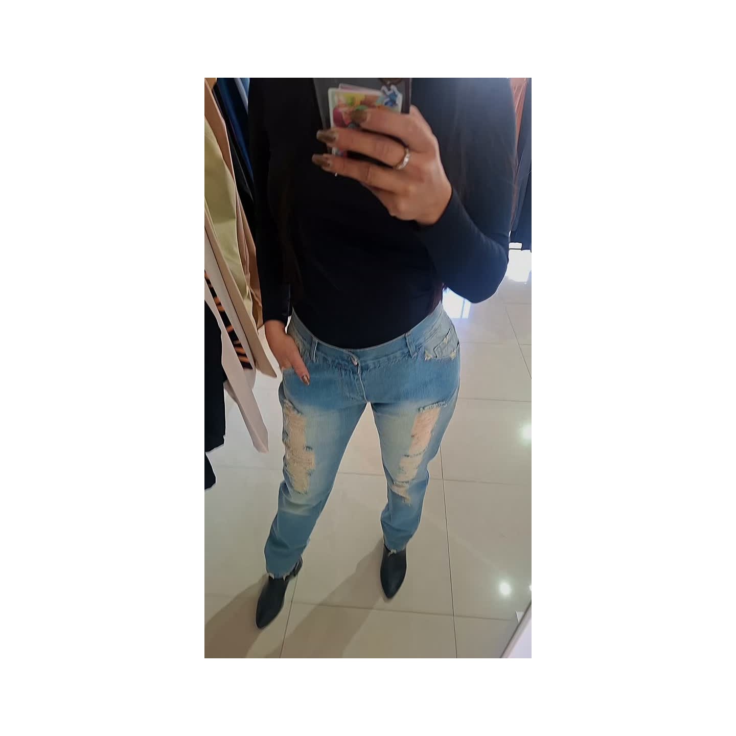 Jeans rígidos