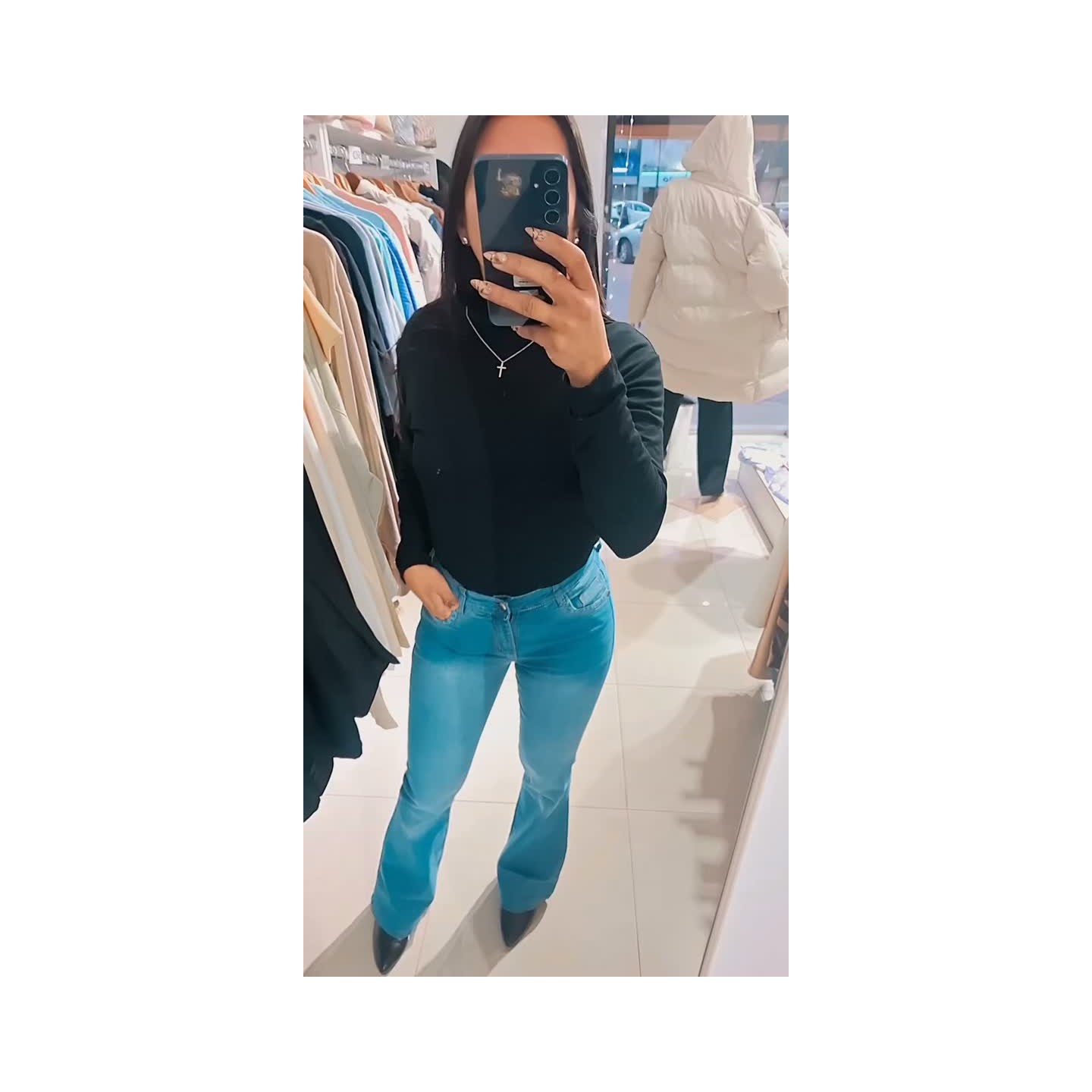 Media polera modal