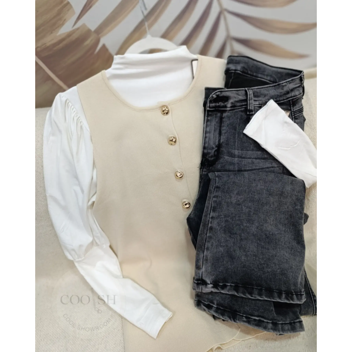 Conjuntos de chaleco y camisa