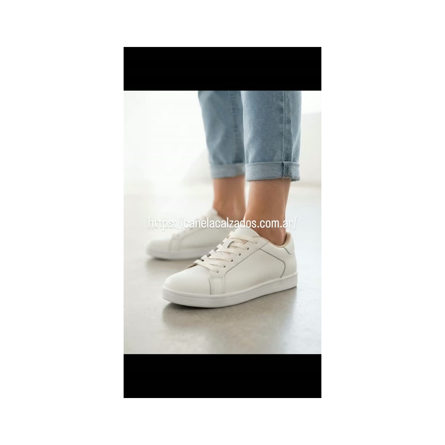 Zapatillas urbanas de cuero