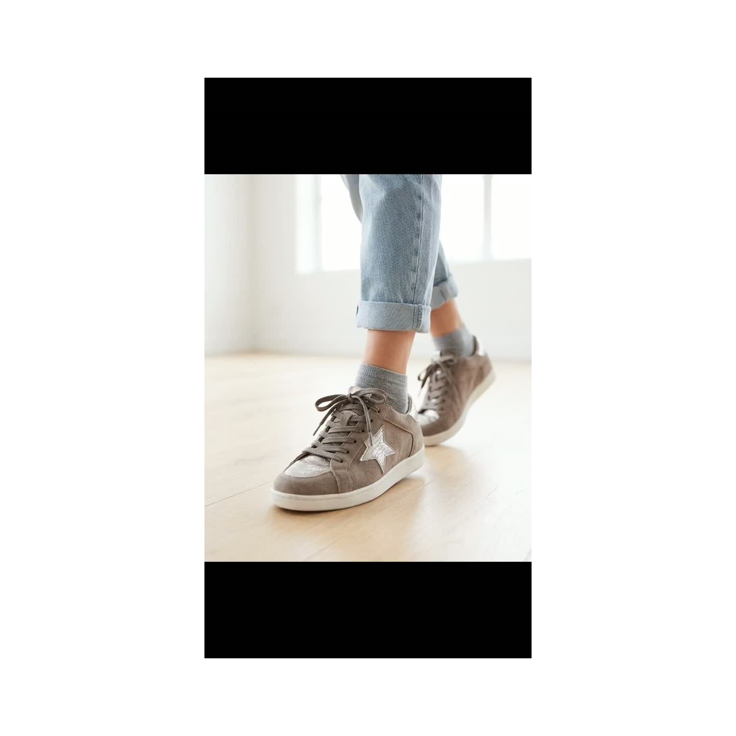 Zapatillas urbanas de cuero
