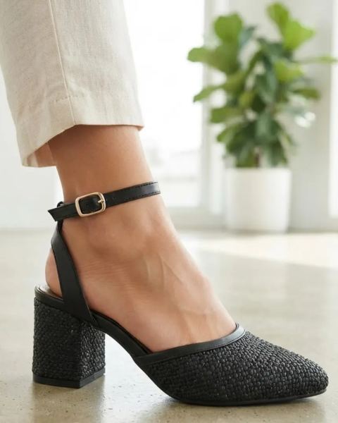 Sandalias con taco