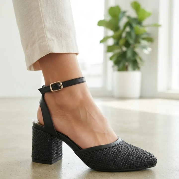Sandalias con taco