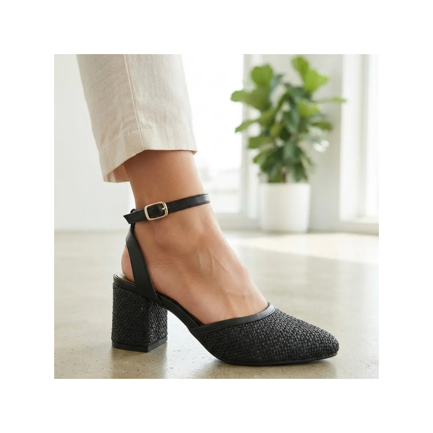 Sandalias con taco