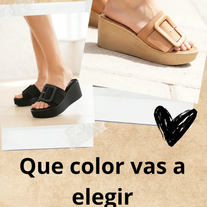 Sandalias taco chino