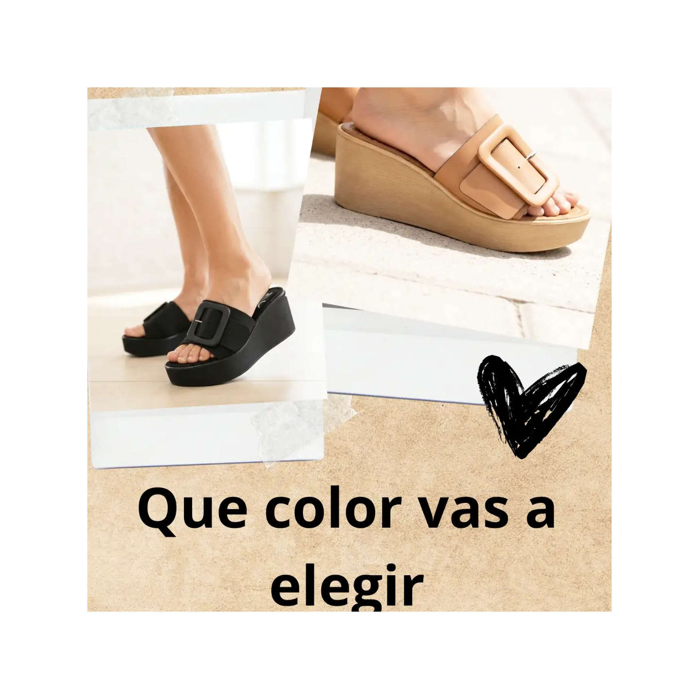 Sandalias taco chino