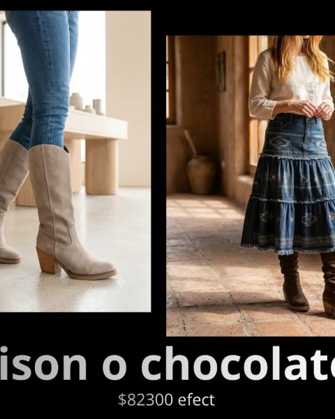 Botas altas de gamuza