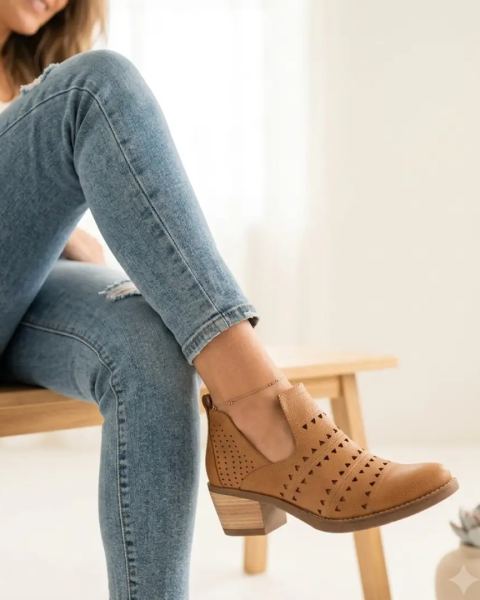 Botines y botinetas de cuero