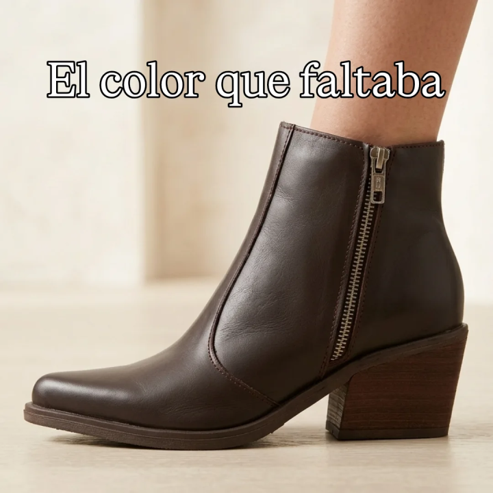 Botines y botinetas de cuero