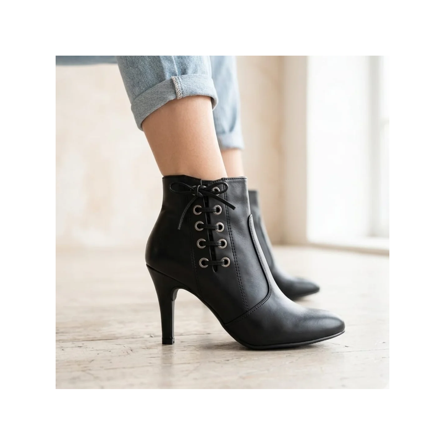Botines y botinetas de cuero