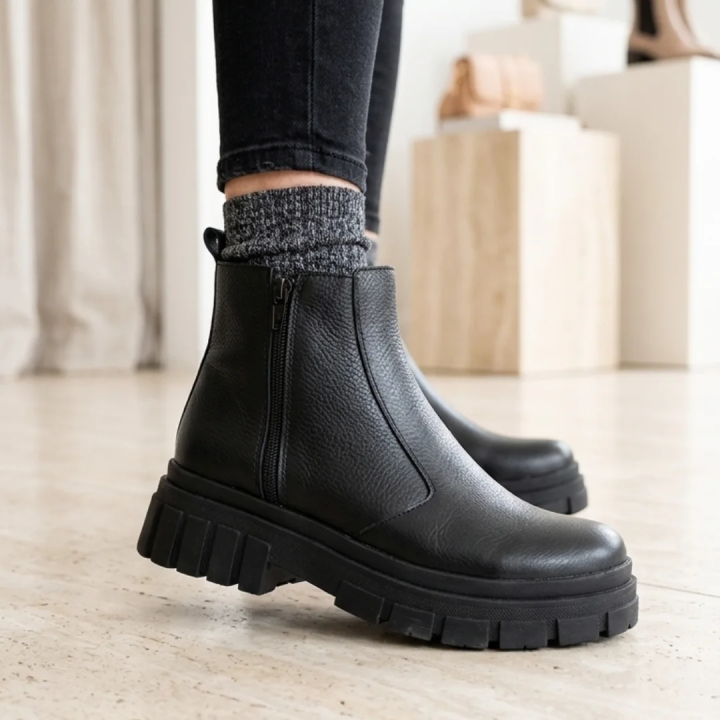 Botas cortas de cuero
