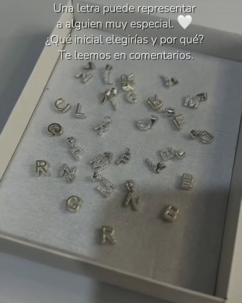 Joyas con iniciales
