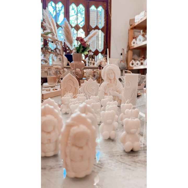 Velas de molde de cera de soja