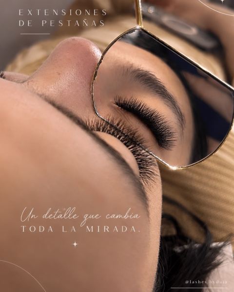 Extensiones de pestañas a medida