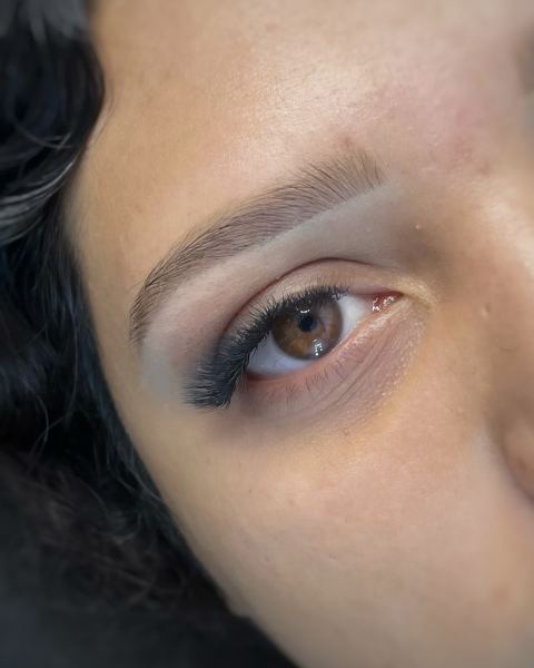 Cejas con henna