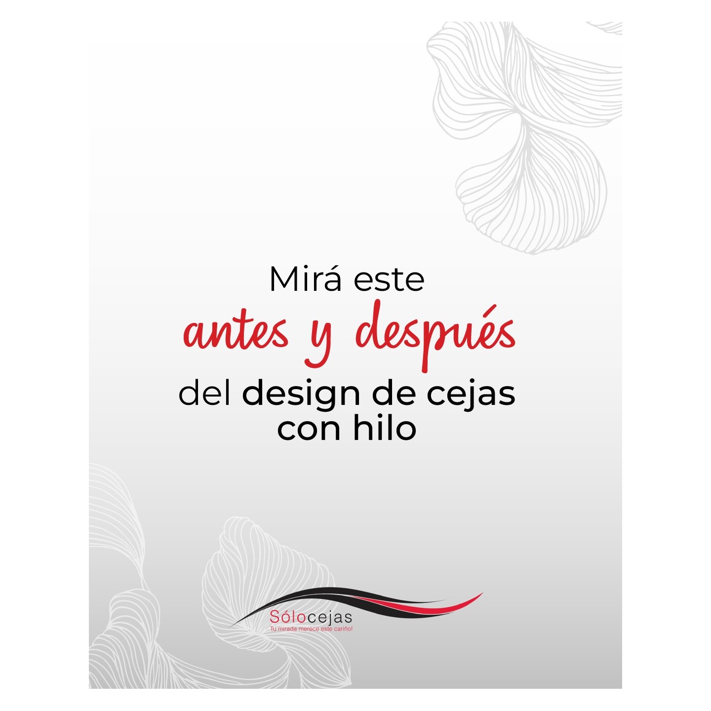 Diseño de cejas con hilo