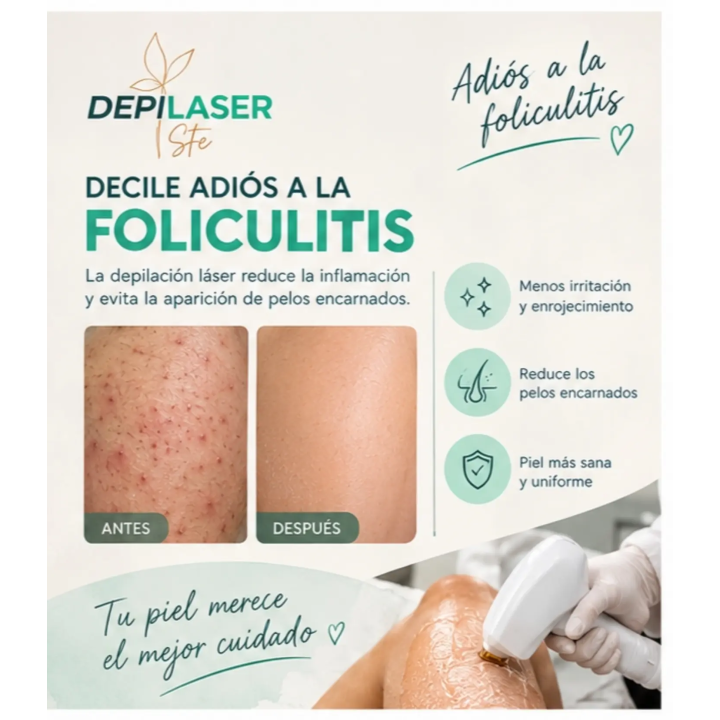 Tratamiento láser para la foliculitis