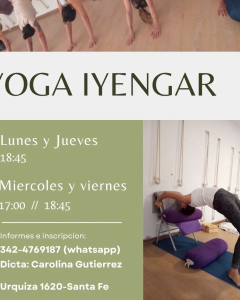 Clases de Yoga Iyengar