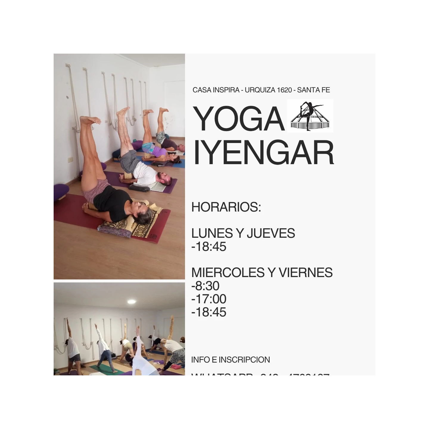 Clases de Yoga Iyengar