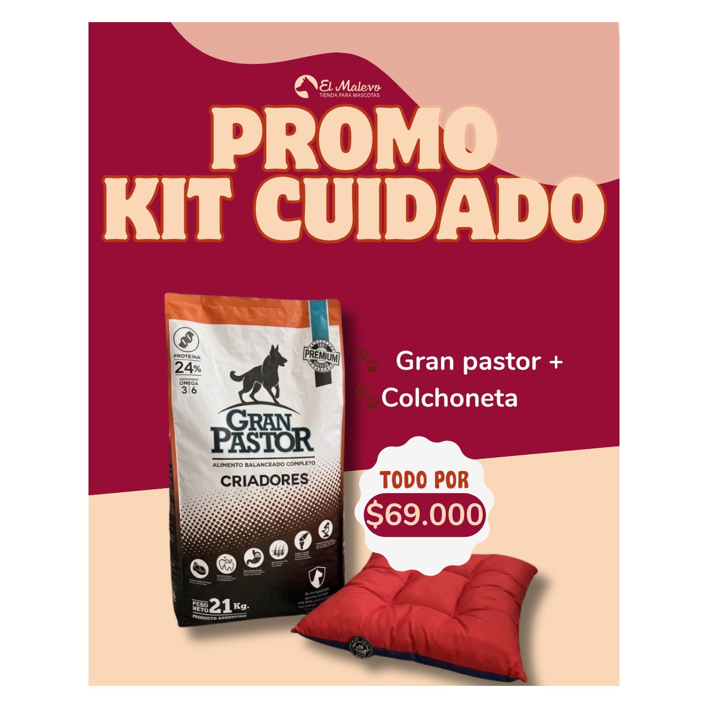 Promo Gran Pastor Criadores + colchoneta