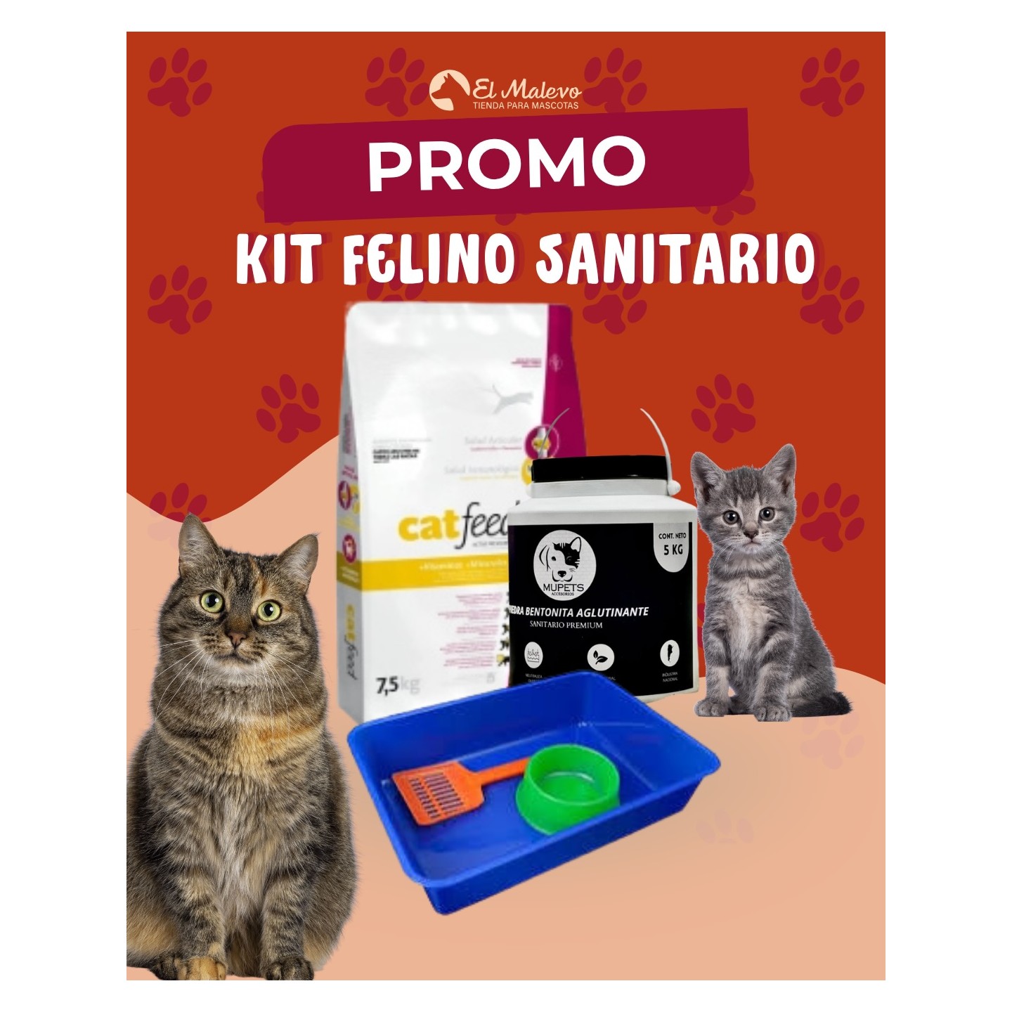 Kits para gatos y kits de cuidado