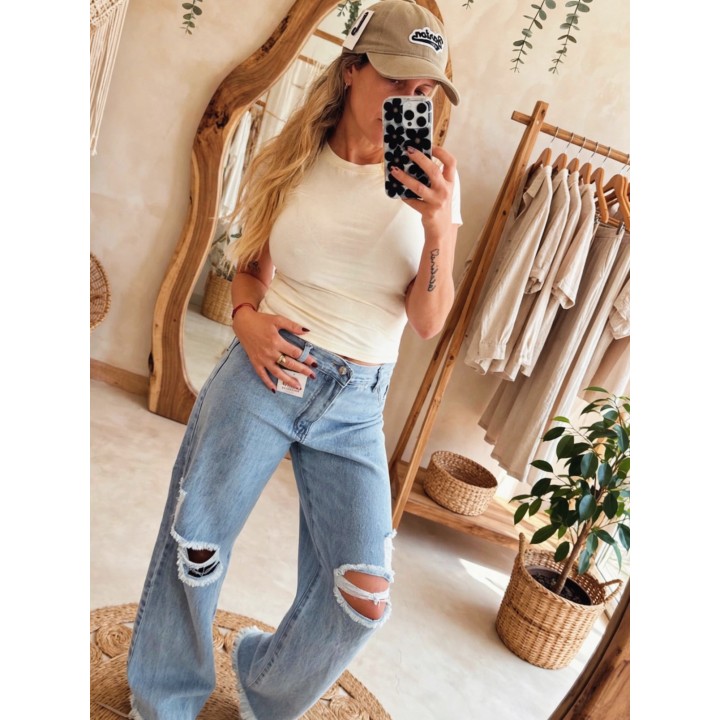 Jeans wide leg