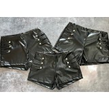 Shorts de cuero