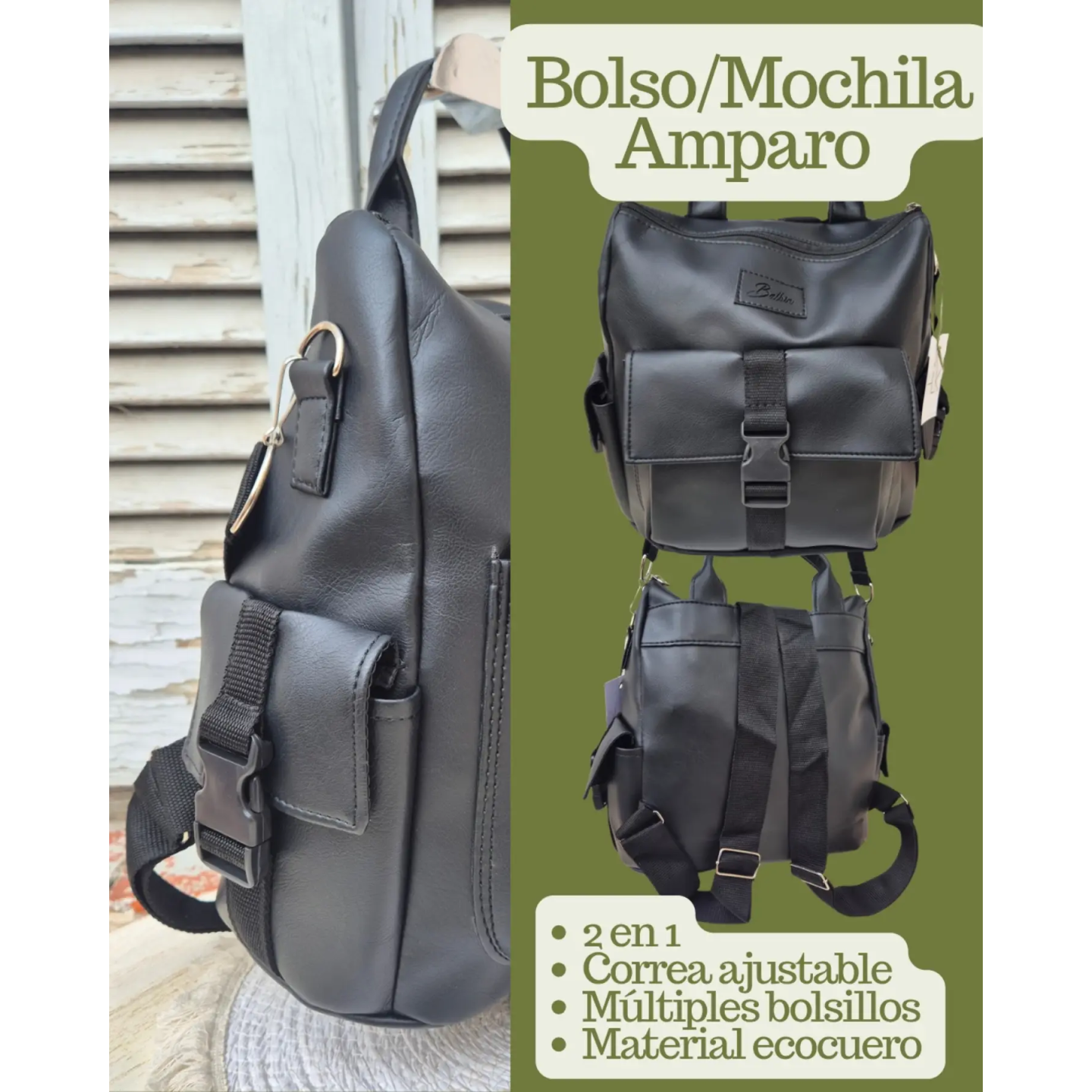 Tote/mochila Amparo