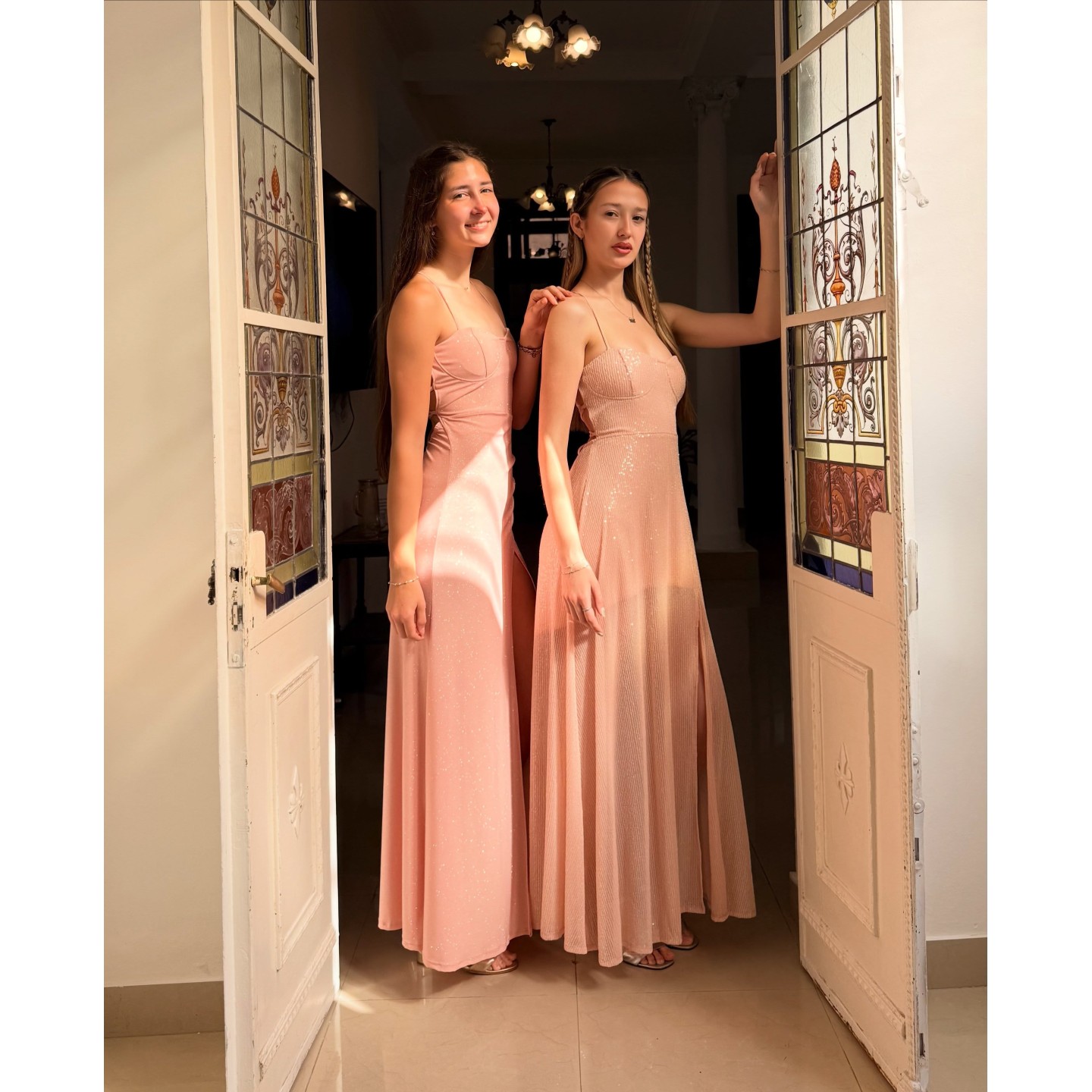 Vestidos de fiesta en tonos pastel