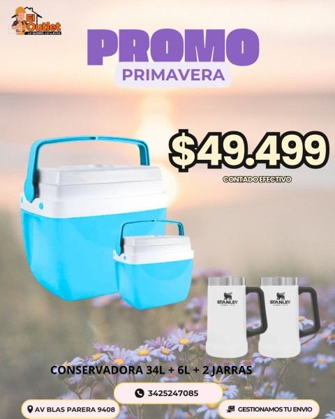 Promo conservadora 34 L + 6 L + 2 jarras