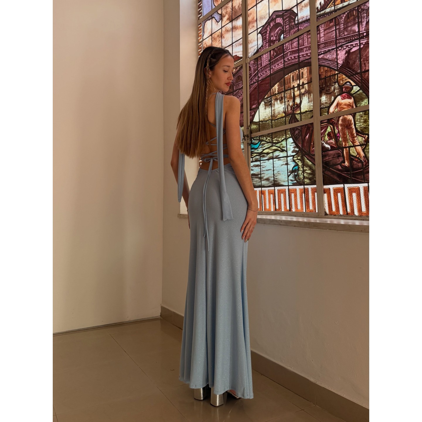 Vestidos satinados