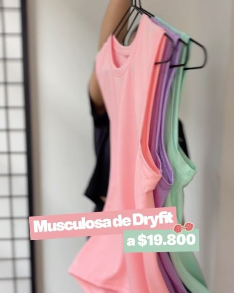 Musculosa Spring dry fit