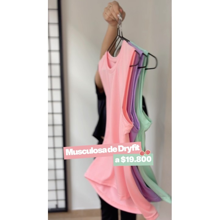 Musculosa Spring dry fit