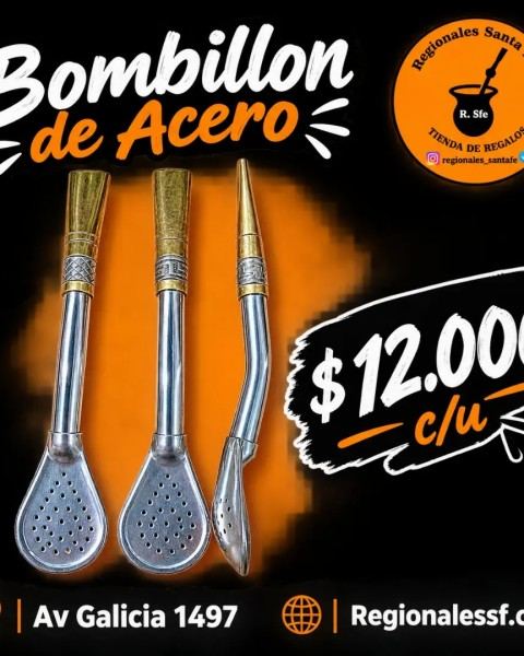 Bombillón de acero