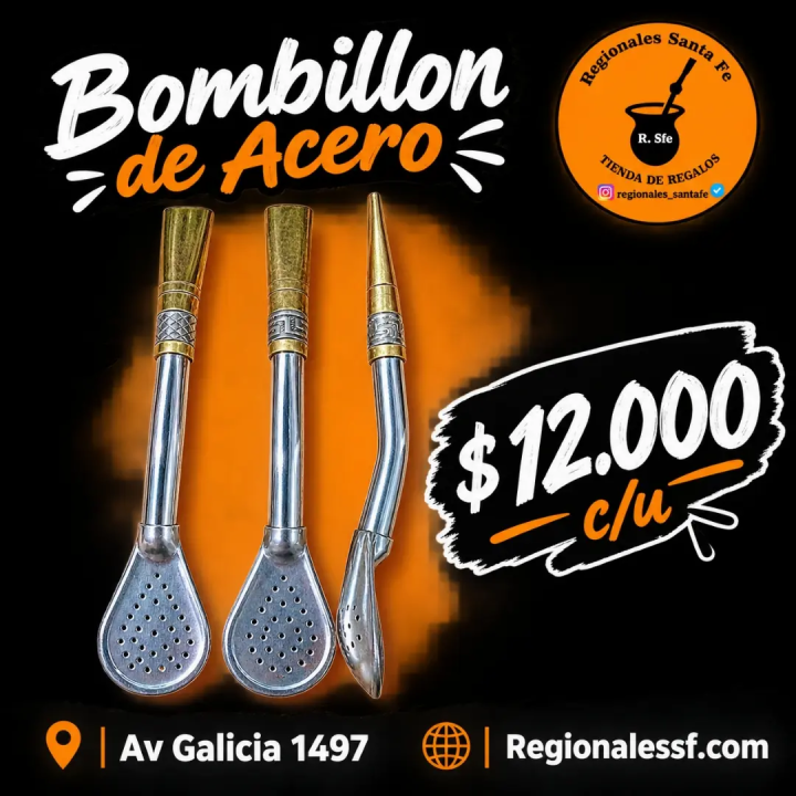 Bombillón de acero
