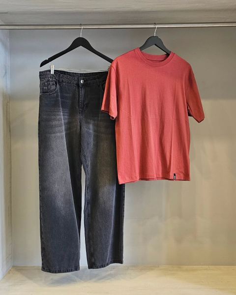 Combo jean + remera básica