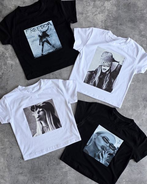 Baby tees estampadas