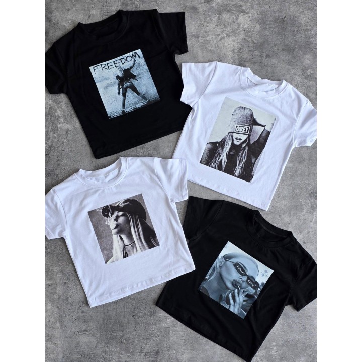 Baby tees estampadas