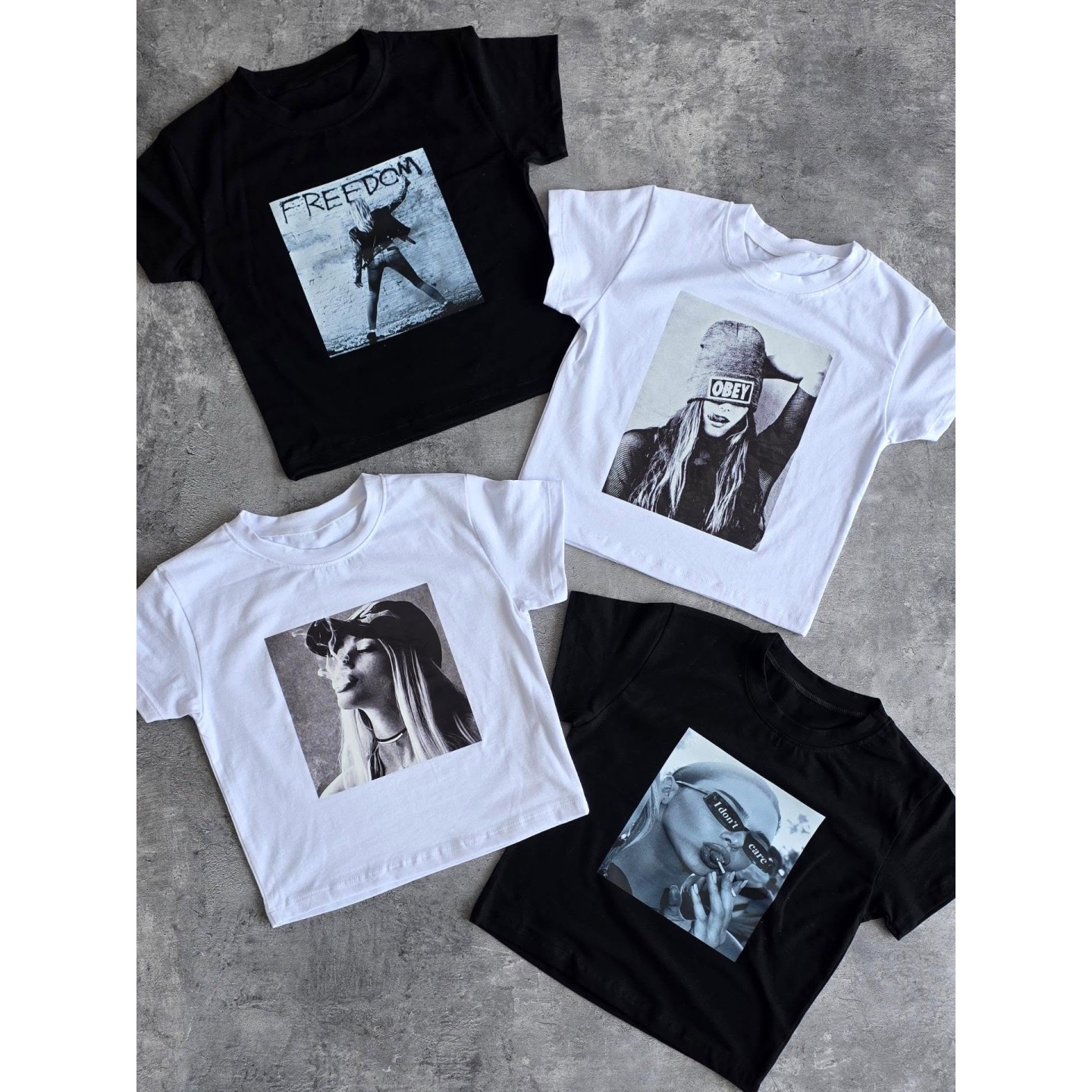 Baby tees estampadas