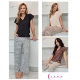 Pijamas largos y de corazones