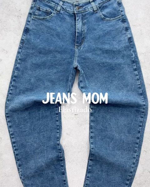 Jeans mom elastizados