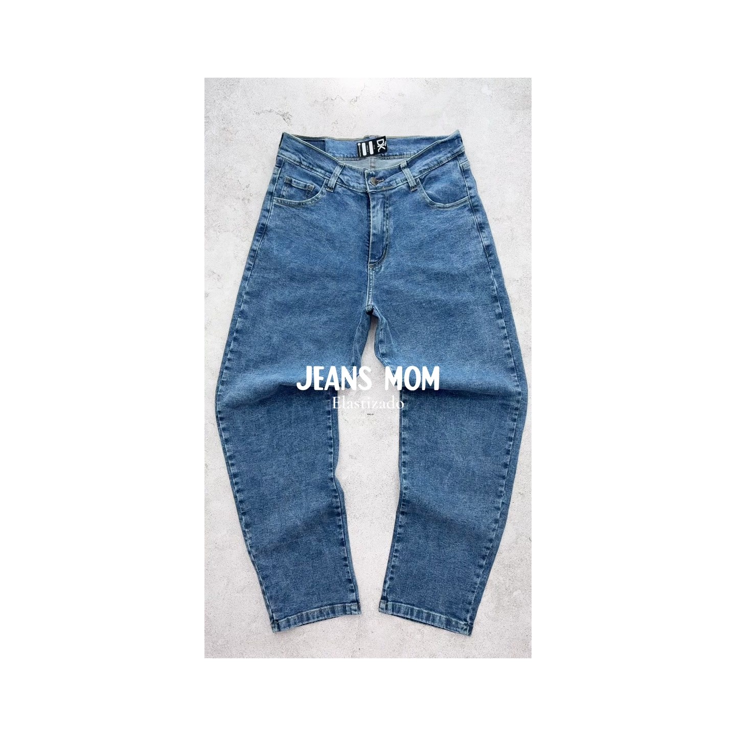 Jeans mom elastizados