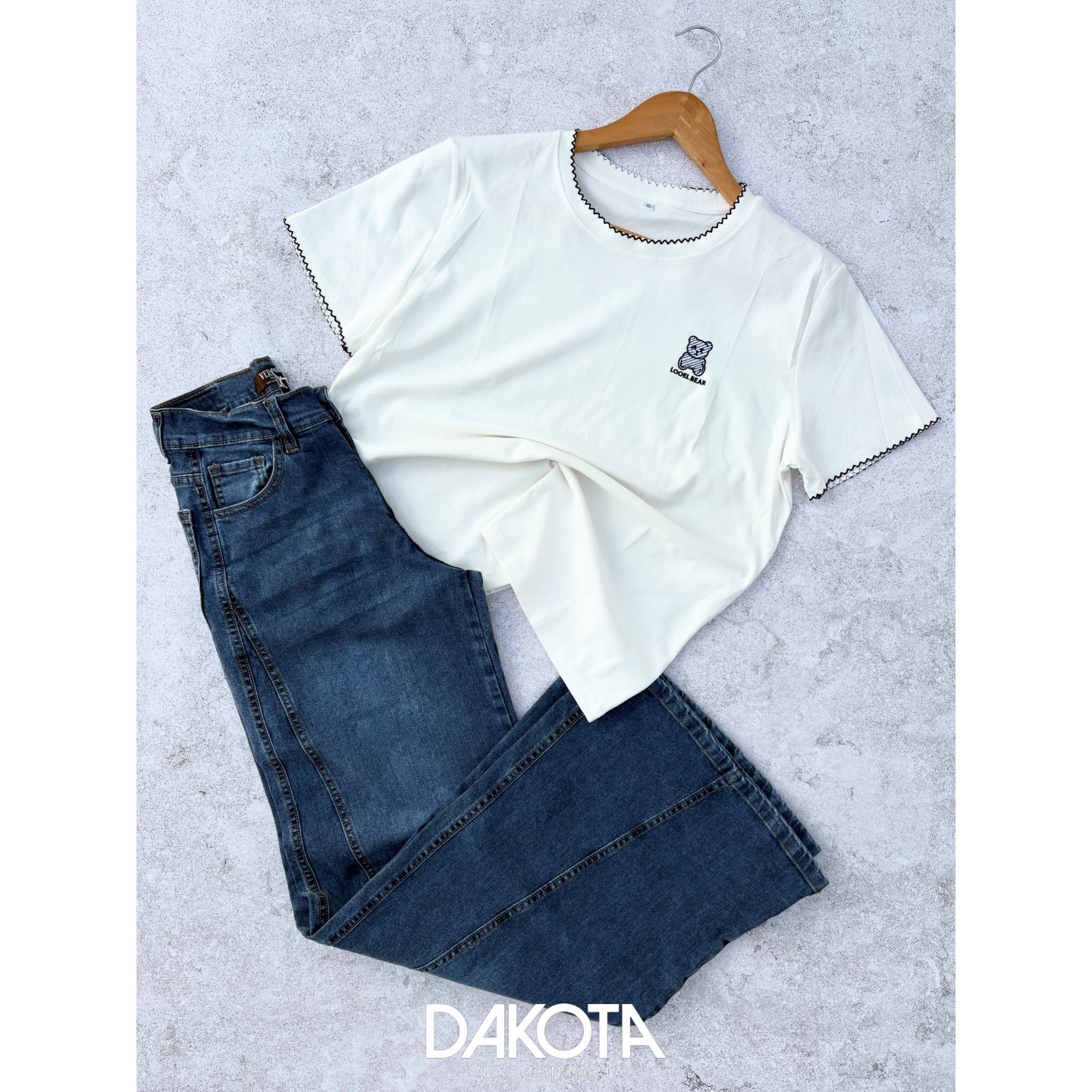 Remeras y jeans
