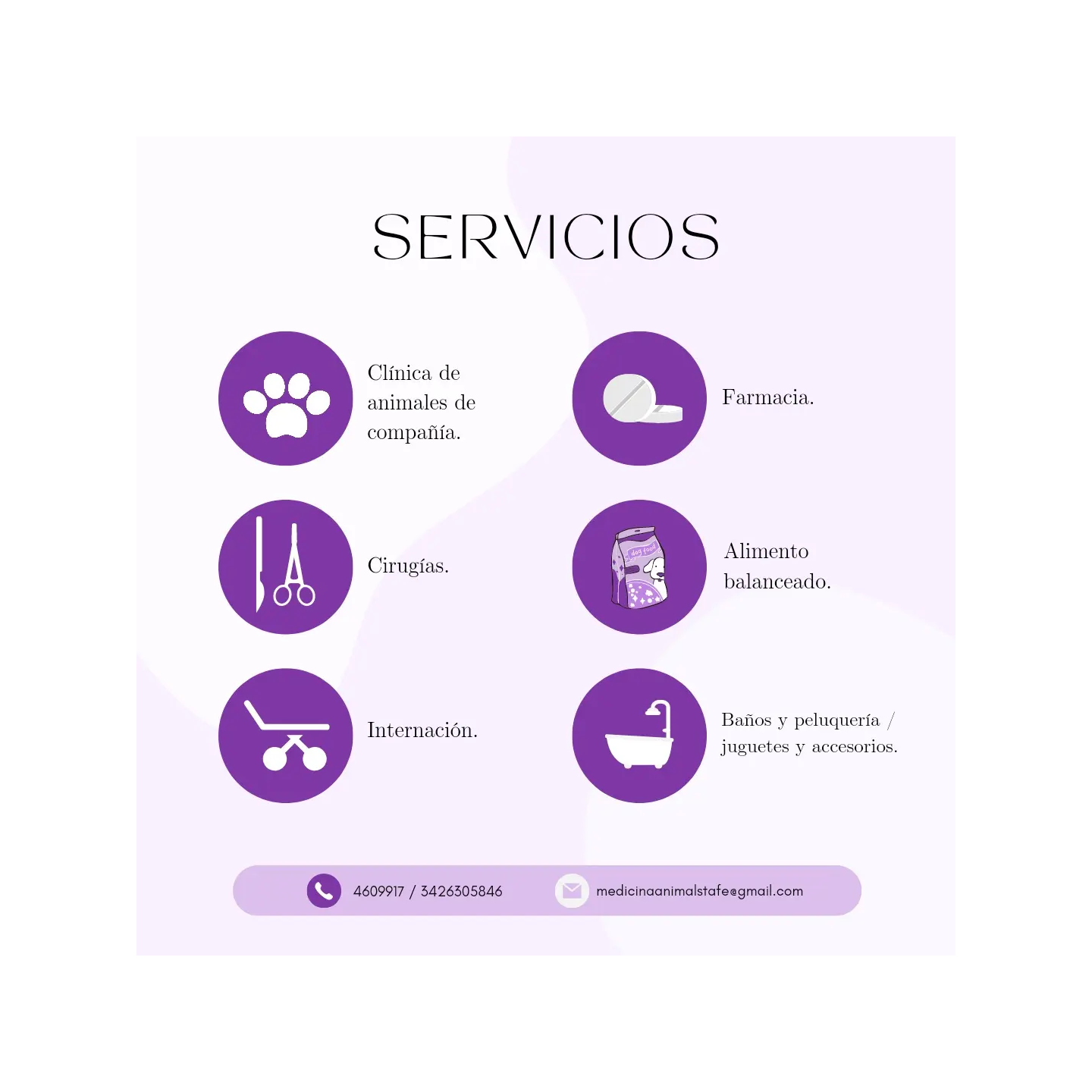 Baño y peluquería para mascotas